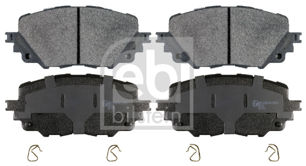 Brake Pad Set, disc brake - 170663 FEBI BILSTEIN
