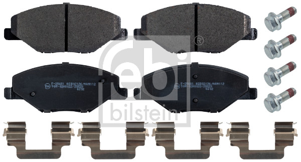 Brake Pad Set, disc brake - 171000 FEBI BILSTEIN