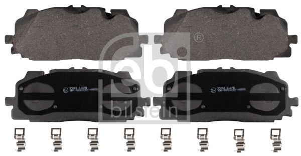 Brake Pad Set, disc brake - 171413 FEBI BILSTEIN