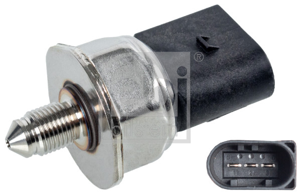 Sensor, fuel pressure - 171884 FEBI BILSTEIN