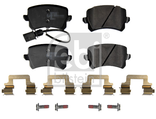 Brake Pad Set, disc brake - 172168 FEBI BILSTEIN