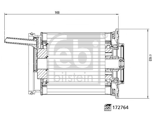 Filtro carburante - 172764 FEBI BILSTEIN