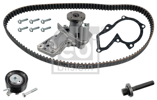 Pompa acqua + Kit cinghie dentate - 173068 FEBI BILSTEIN