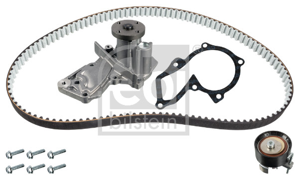 Pompa acqua + Kit cinghie dentate - 173474 FEBI BILSTEIN