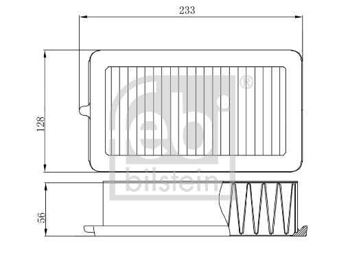Luftfilter - 174597 FEBI BILSTEIN