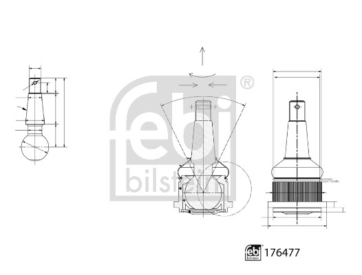 Ball Joint - 176477 FEBI BILSTEIN