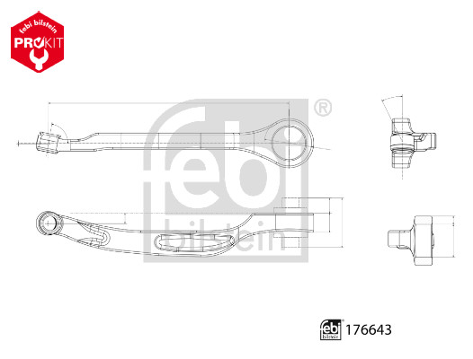 Track Control Arm - 176643 FEBI BILSTEIN