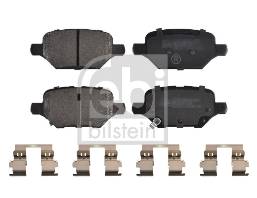 Brake Pad Set, disc brake - 177073 FEBI BILSTEIN
