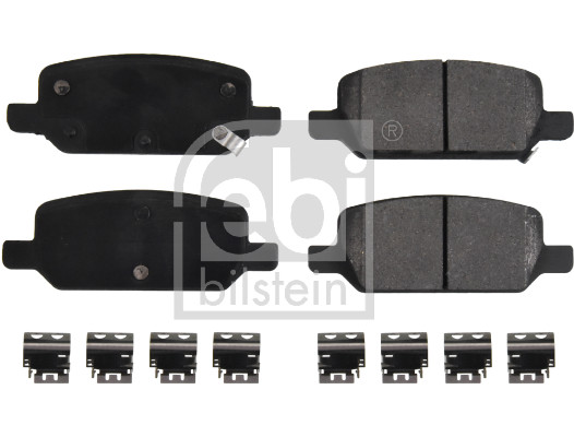 Brake Pad Set, disc brake - 177632 FEBI BILSTEIN
