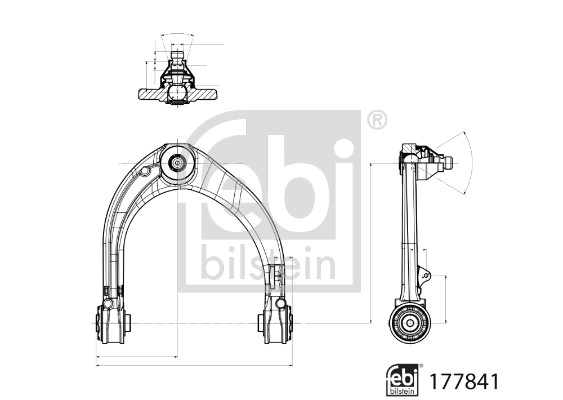 Track Control Arm - 177841 FEBI BILSTEIN