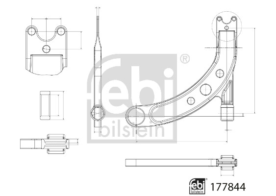 Track Control Arm - 177844 FEBI BILSTEIN
