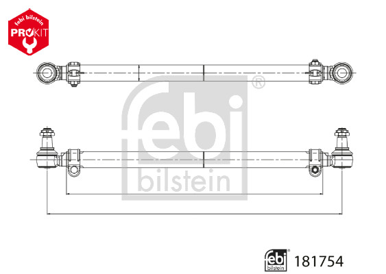 Tirante trasversale - 181754 FEBI BILSTEIN