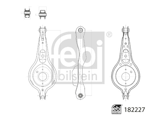 Track Control Arm - 182227 FEBI BILSTEIN