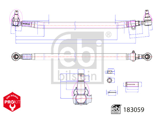 Tirante trasversale - 183059 FEBI BILSTEIN