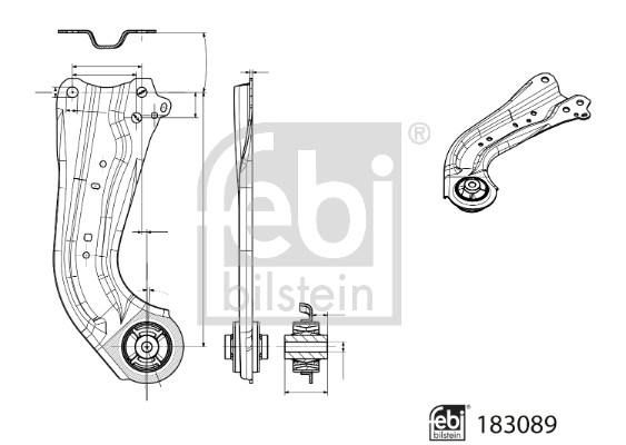 Track Control Arm - 183089 FEBI BILSTEIN