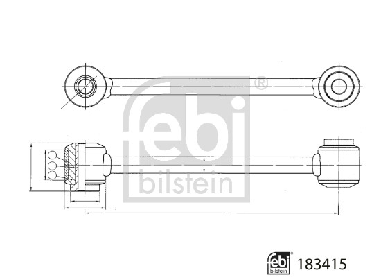 Rod/Strut, stabiliser - 183415 FEBI BILSTEIN