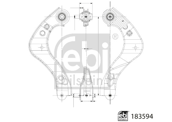 Track Control Arm - 183594 FEBI BILSTEIN