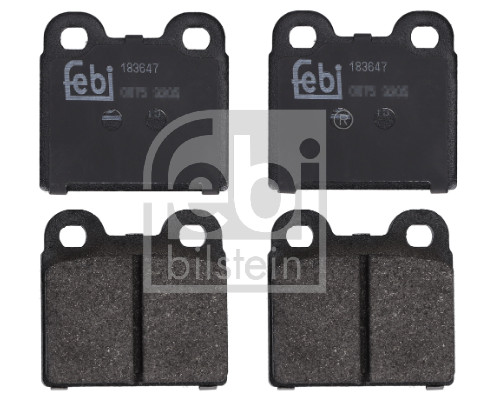 Brake Pad Set, disc brake - 183647 FEBI BILSTEIN