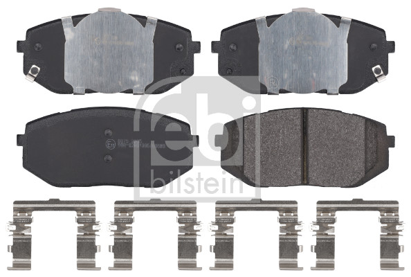 Brake Pad Set, disc brake - 183655 FEBI BILSTEIN