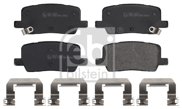 Brake Pad Set, disc brake - 183715 FEBI BILSTEIN