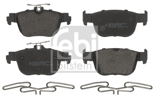 Brake Pad Set, disc brake - 184233 FEBI BILSTEIN
