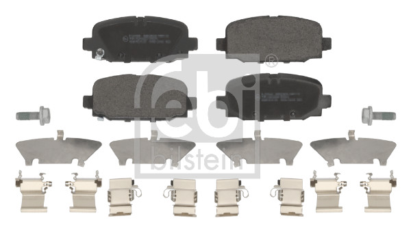 Brake Pad Set, disc brake - 184237 FEBI BILSTEIN