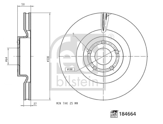 Discofreno - 184664 FEBI BILSTEIN