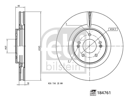 Discofreno - 184761 FEBI BILSTEIN