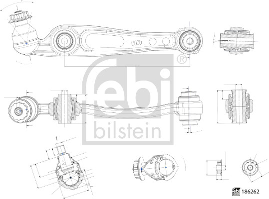 Track Control Arm - 186262 FEBI BILSTEIN