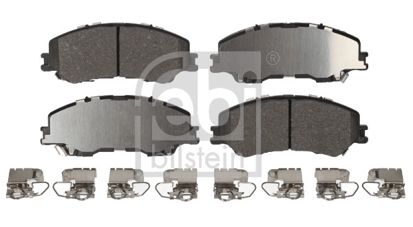 Brake Pad Set, disc brake - 186397 FEBI BILSTEIN