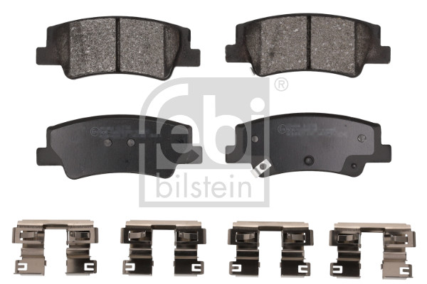 Brake Pad Set, disc brake - 186399 FEBI BILSTEIN