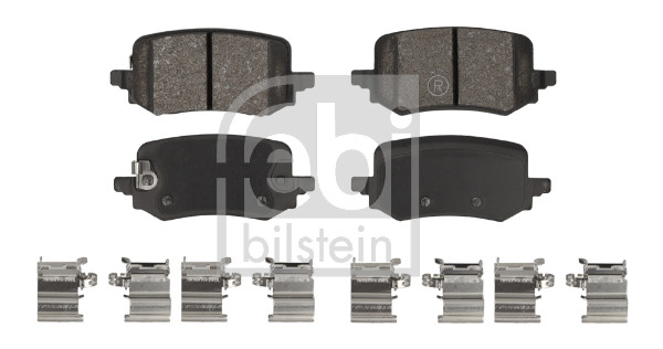 Kit pastiglie freno, Freno a disco - 186404 FEBI BILSTEIN
