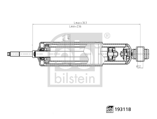 Ammortizzatore - 193118 FEBI BILSTEIN