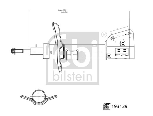 Ammortizzatore - 193139 FEBI BILSTEIN