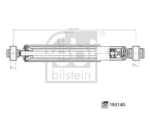 Ammortizzatore - 193140 FEBI BILSTEIN