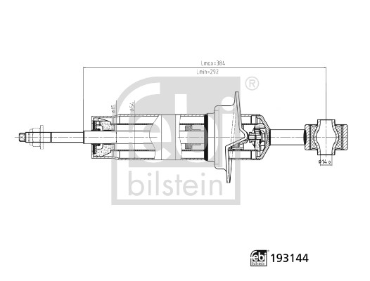 Ammortizzatore - 193144 FEBI BILSTEIN