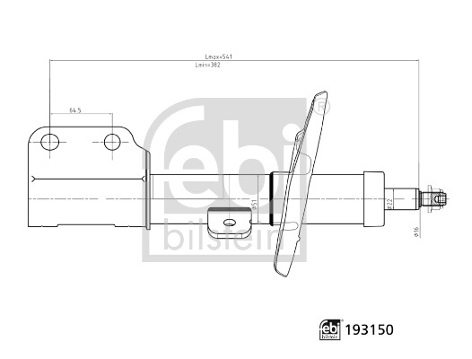 Shock Absorber - 193150 FEBI BILSTEIN