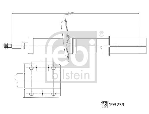 Shock Absorber - 193239 FEBI BILSTEIN