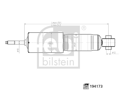 Ammortizzatore - 194173 FEBI BILSTEIN