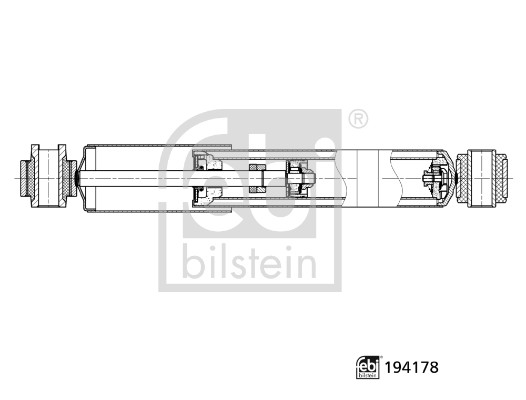 amortizatorius - 194178 FEBI BILSTEIN
