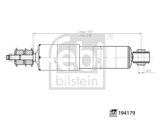 Shock Absorber - 194179 FEBI BILSTEIN