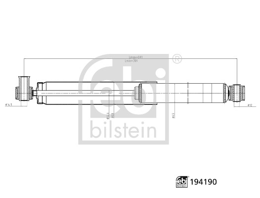Shock Absorber - 194190 FEBI BILSTEIN