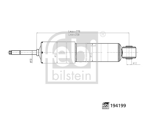 Shock Absorber - 194199 FEBI BILSTEIN