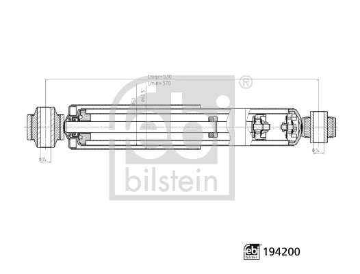 Ammortizzatore - 194200 FEBI BILSTEIN