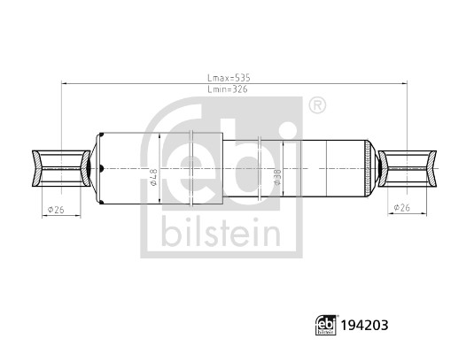 Ammortizzatore - 194203 FEBI BILSTEIN