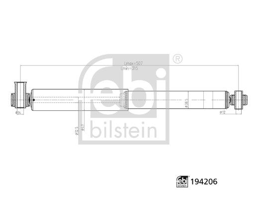 Ammortizzatore - 194206 FEBI BILSTEIN
