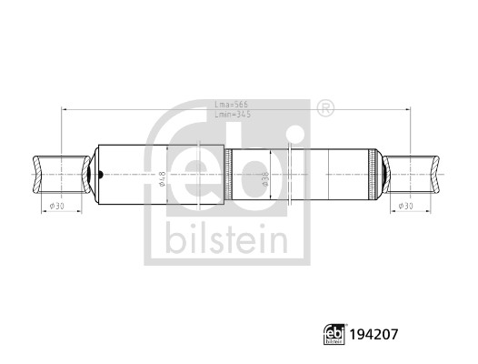 Ammortizzatore - 194207 FEBI BILSTEIN