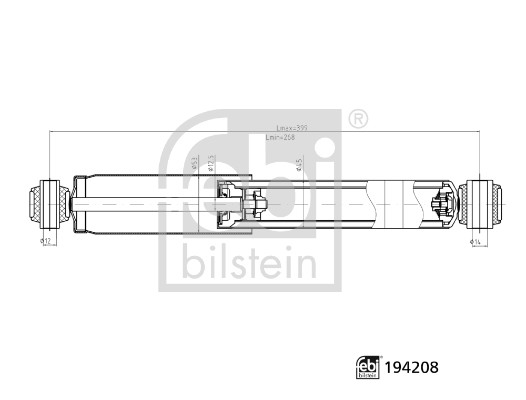 Shock Absorber - 194208 FEBI BILSTEIN