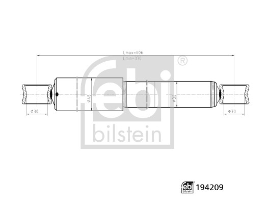 Shock Absorber - 194209 FEBI BILSTEIN
