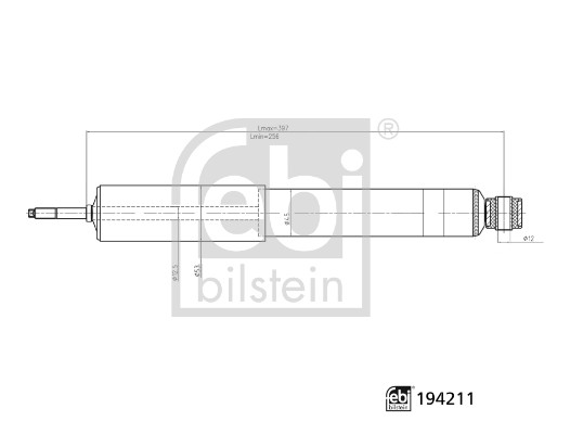 Shock Absorber - 194211 FEBI BILSTEIN